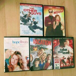 5 ASSORTED COMDEY DVDS
